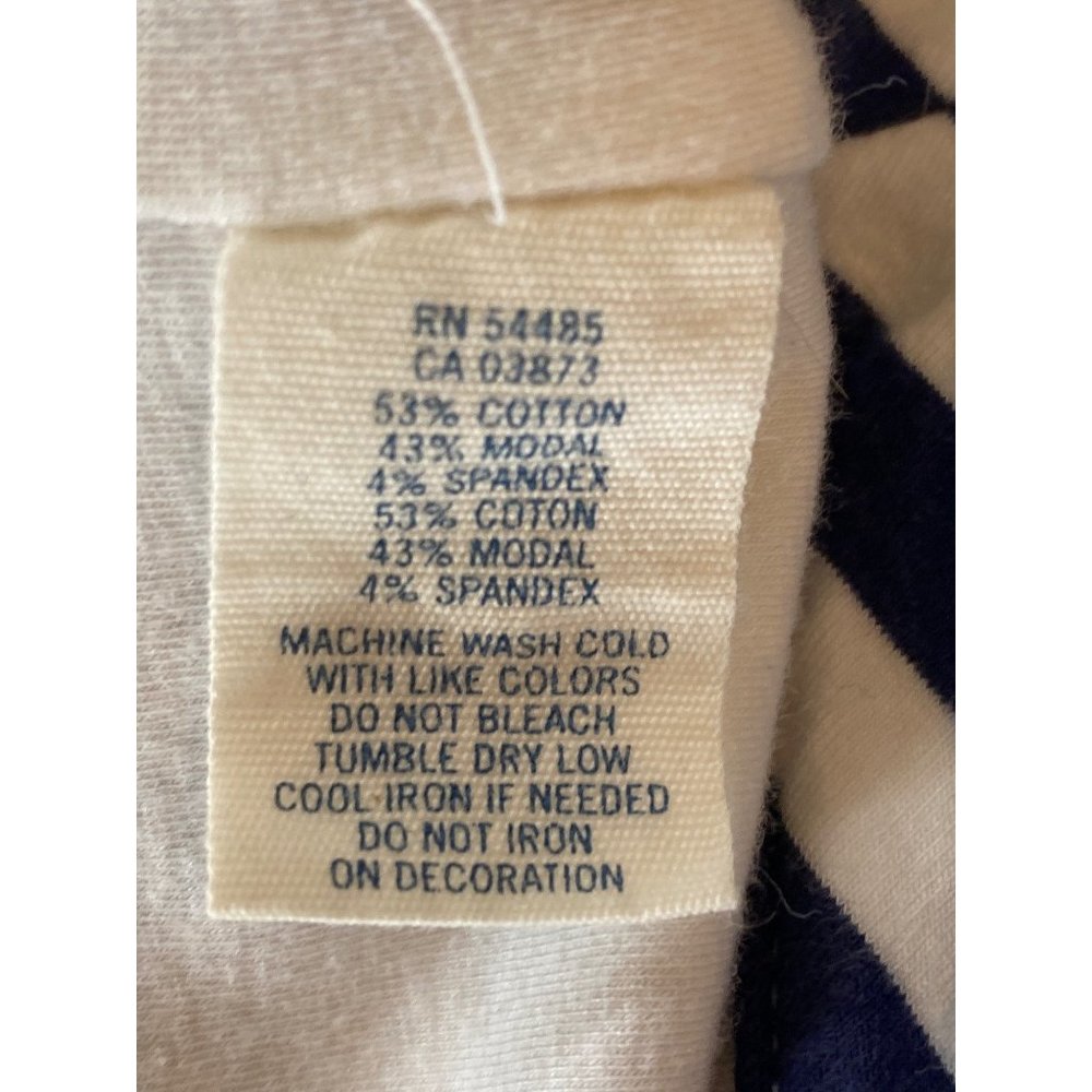 American Eagle Blue Striped Sun Dress Pockets Tie Back Small - Picture 9 of 14